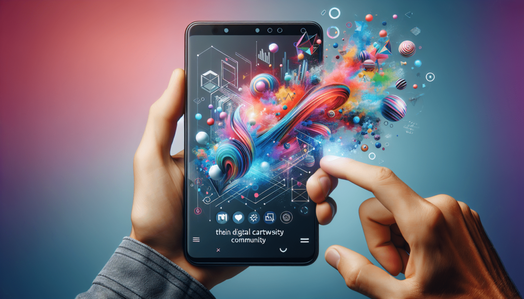 Art community app showcasing illustrations on Android