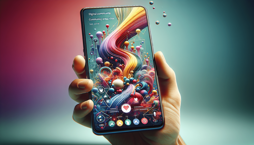 Digital art gallery shared in an art app community