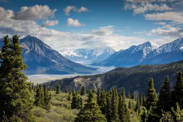 Dramatic mountain landscape