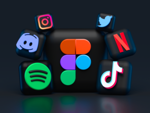 Social media on a phone